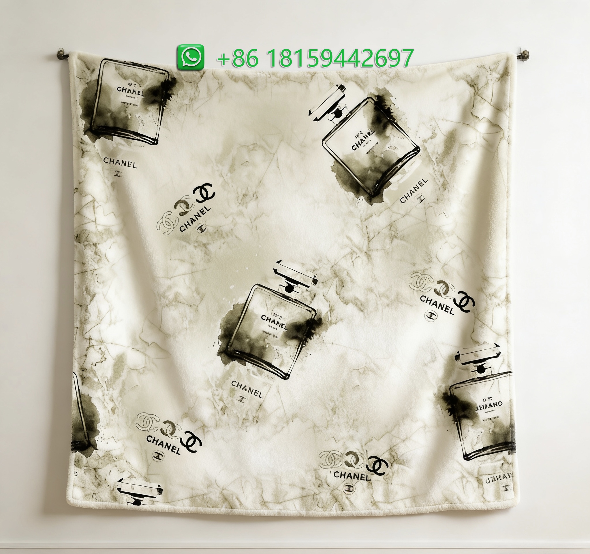 Chanel Throw Blankets